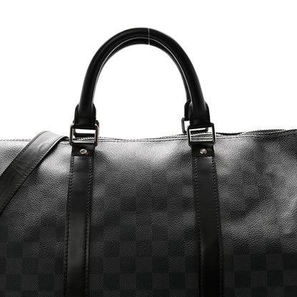 Louis Vuitton Damier Graphite Keepall Bandouliere 55 7 of 11