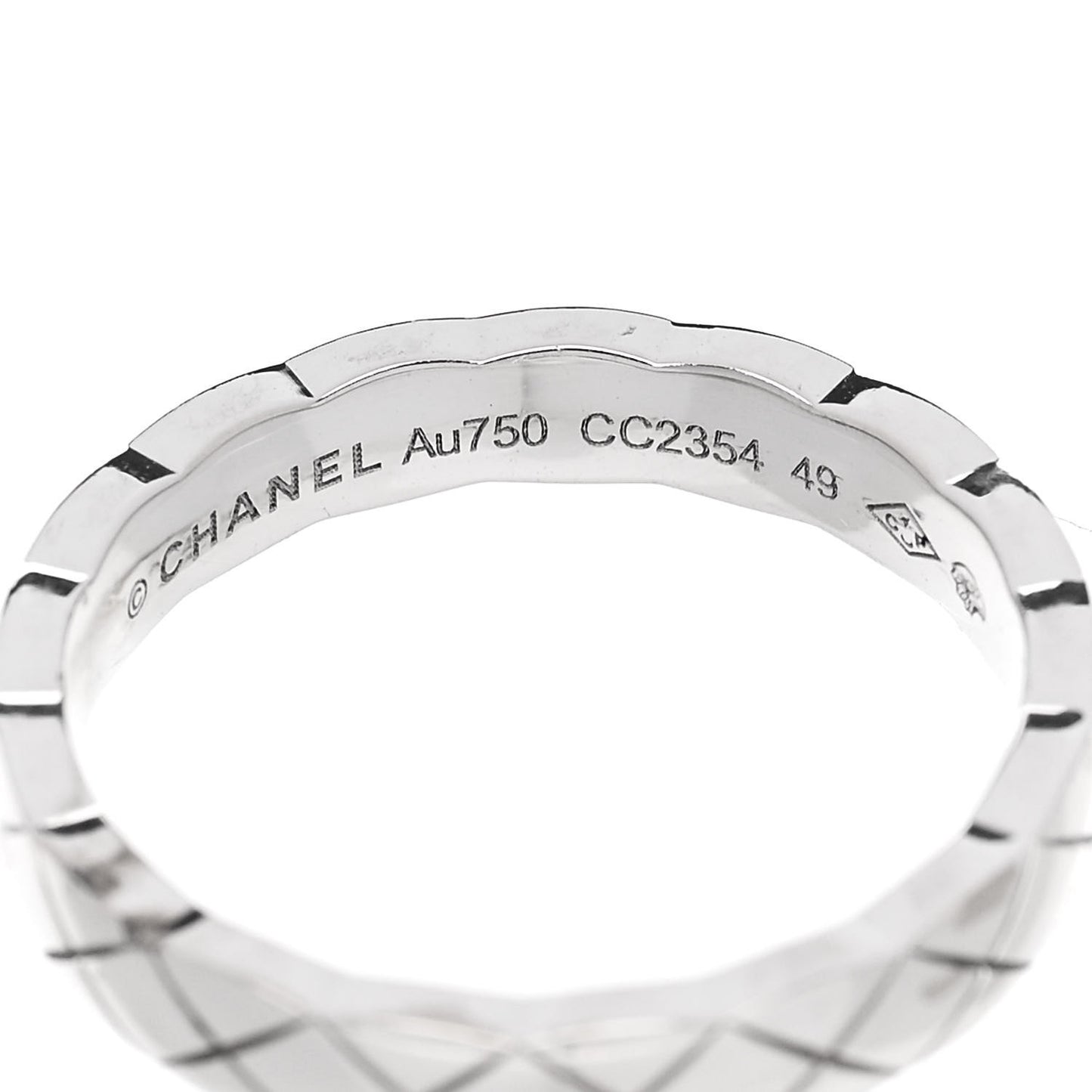 18K White Gold Mini Coco Crush Ring 49 4.75
