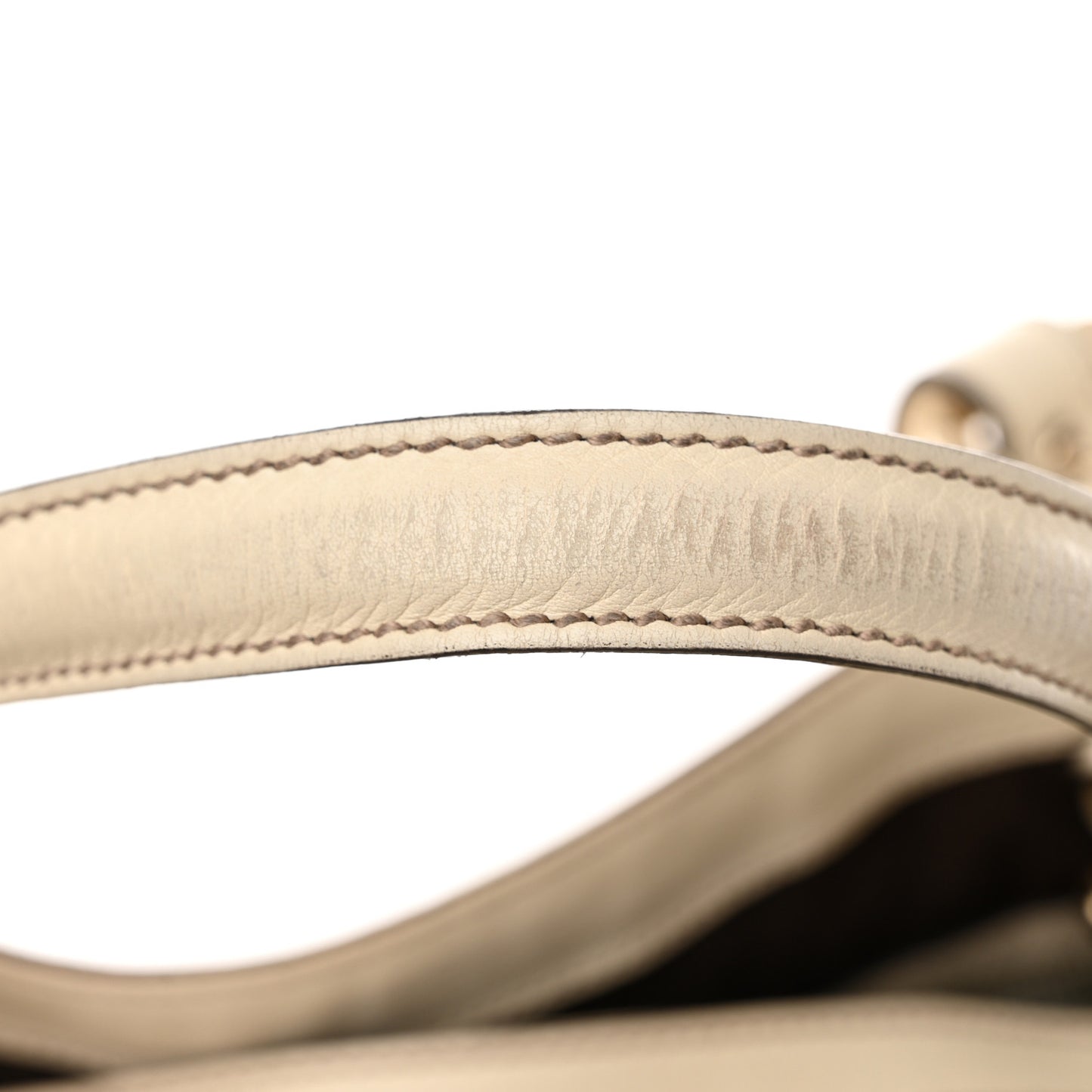 Calfskin Large Britt Shoulder Bag Ivory