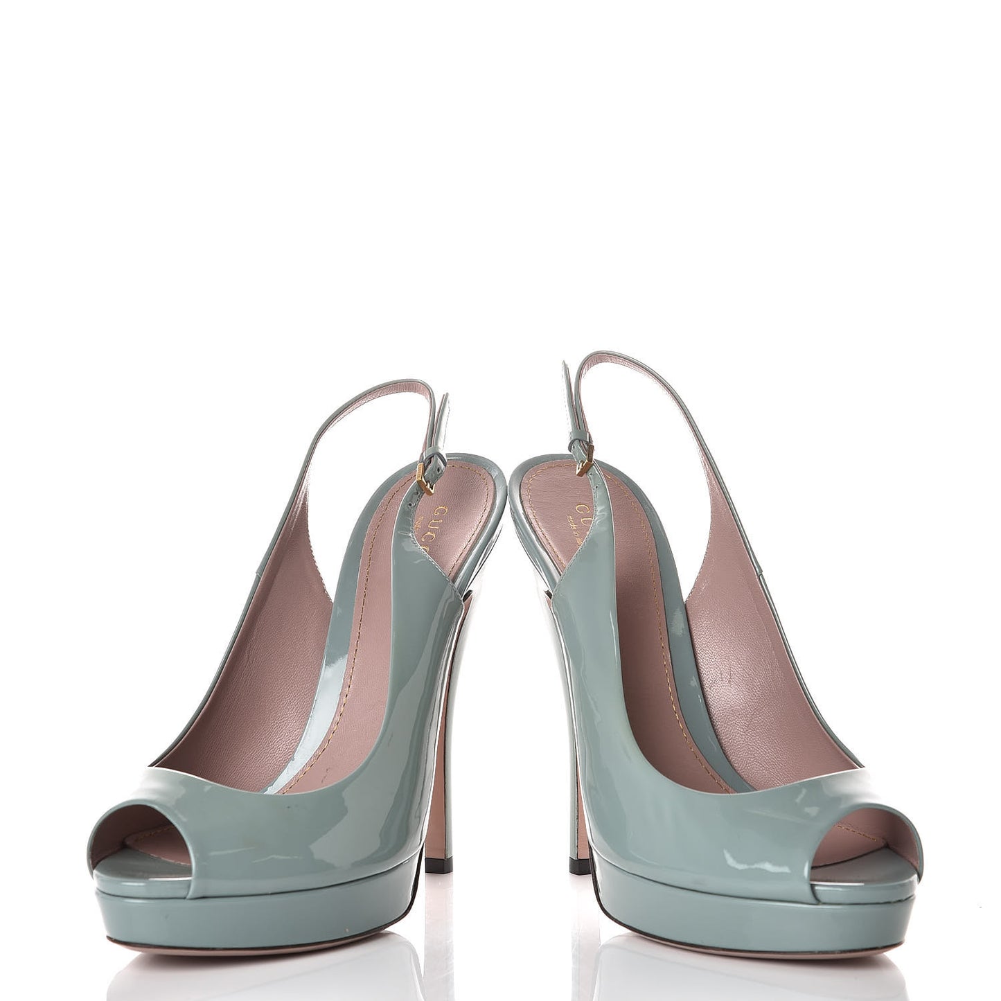Vernice Crystal Peep Toe Platform Slingback Pumps 40.5 Bosco