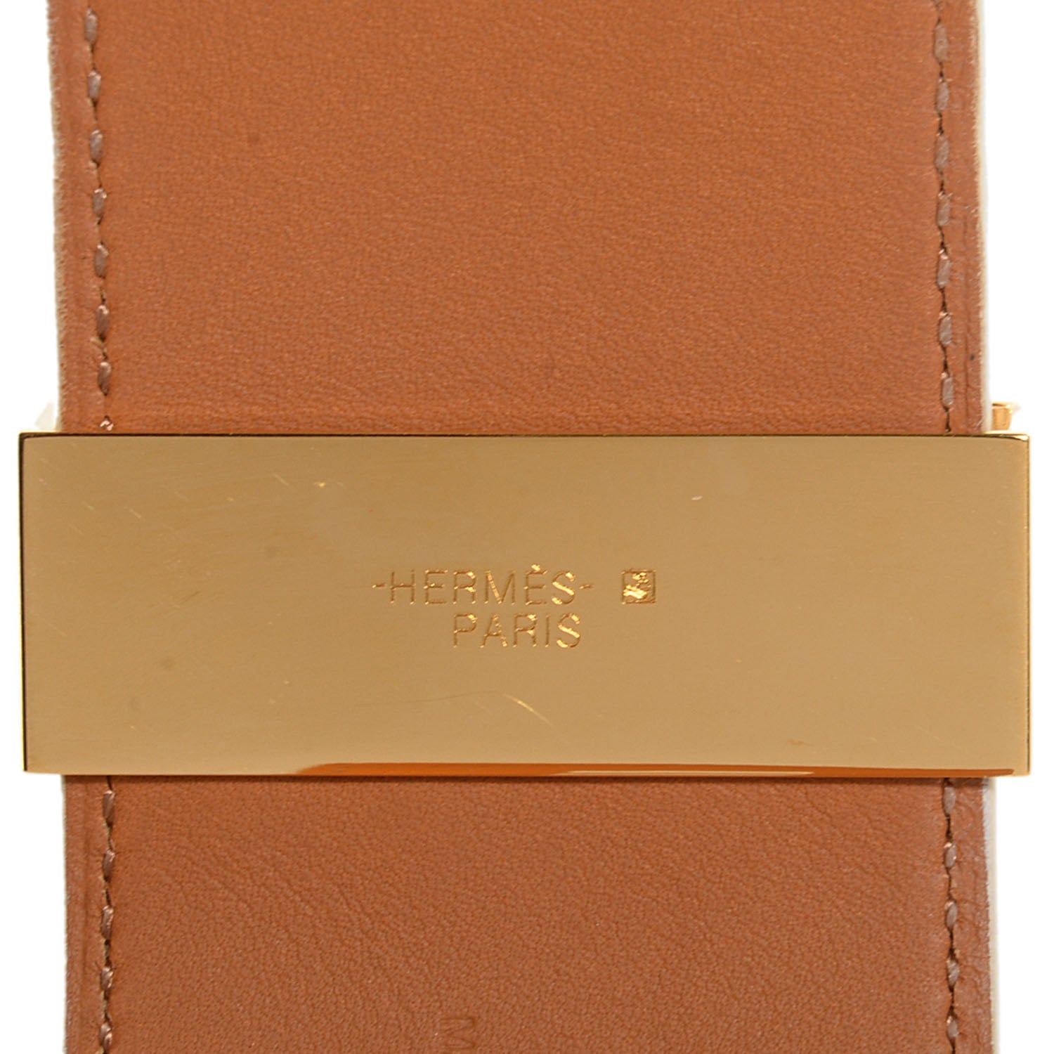 Hermes Epsom Collier de Chien CDC Bracelet White Small 5 of 6