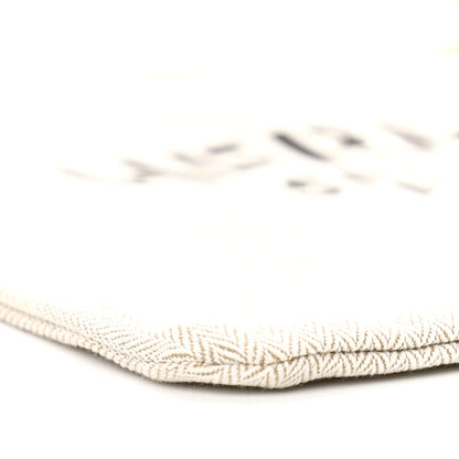 Hermes Canvas Swift Aline Grooming Bag Gold 9 of 10