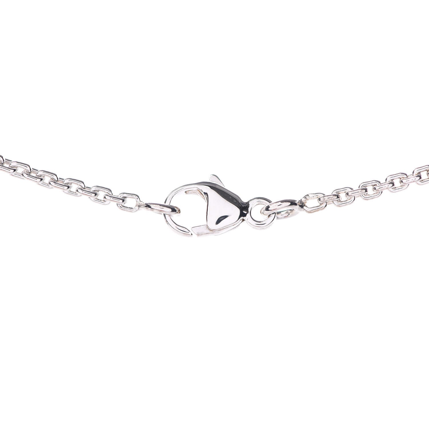 Louis Vuitton Sterling Silver Lockit Necklace 5 of 6
