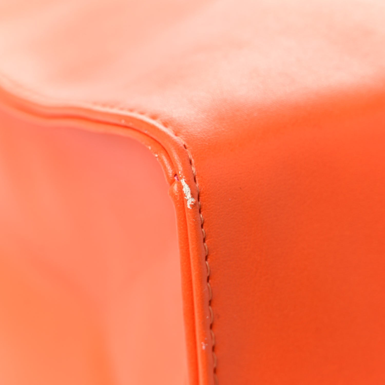 Telfar Vegan Leather Medium Shopping Bag Orange 6 of 11
