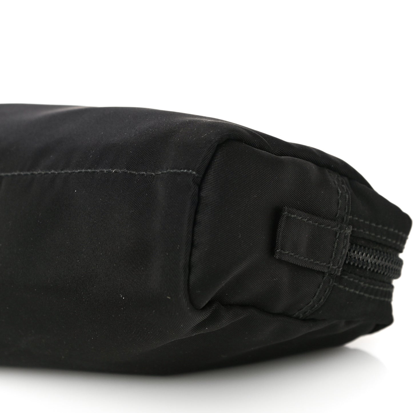 Tessuto Nylon Saffiano Pouch Black