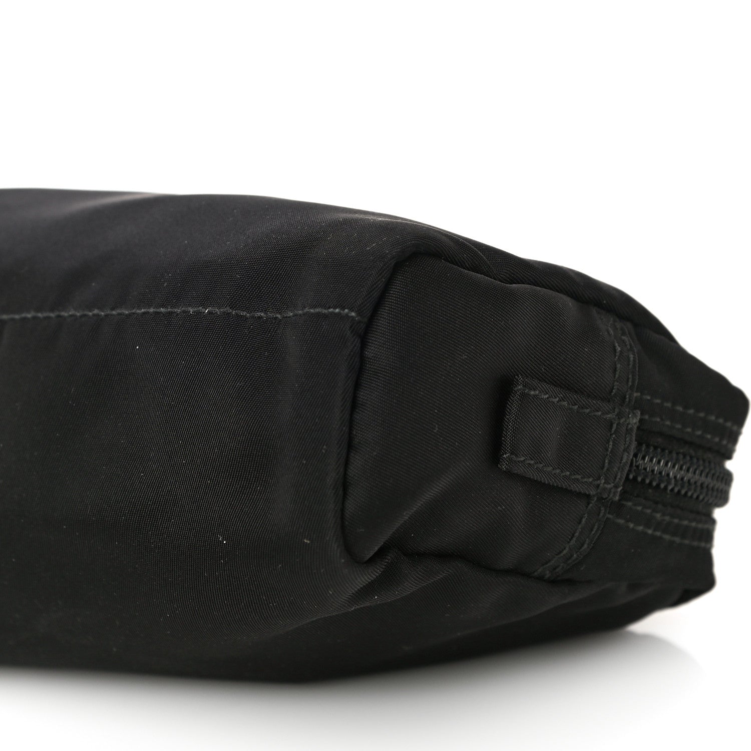Prada Tessuto Nylon Saffiano Pouch Black 9 of 9
