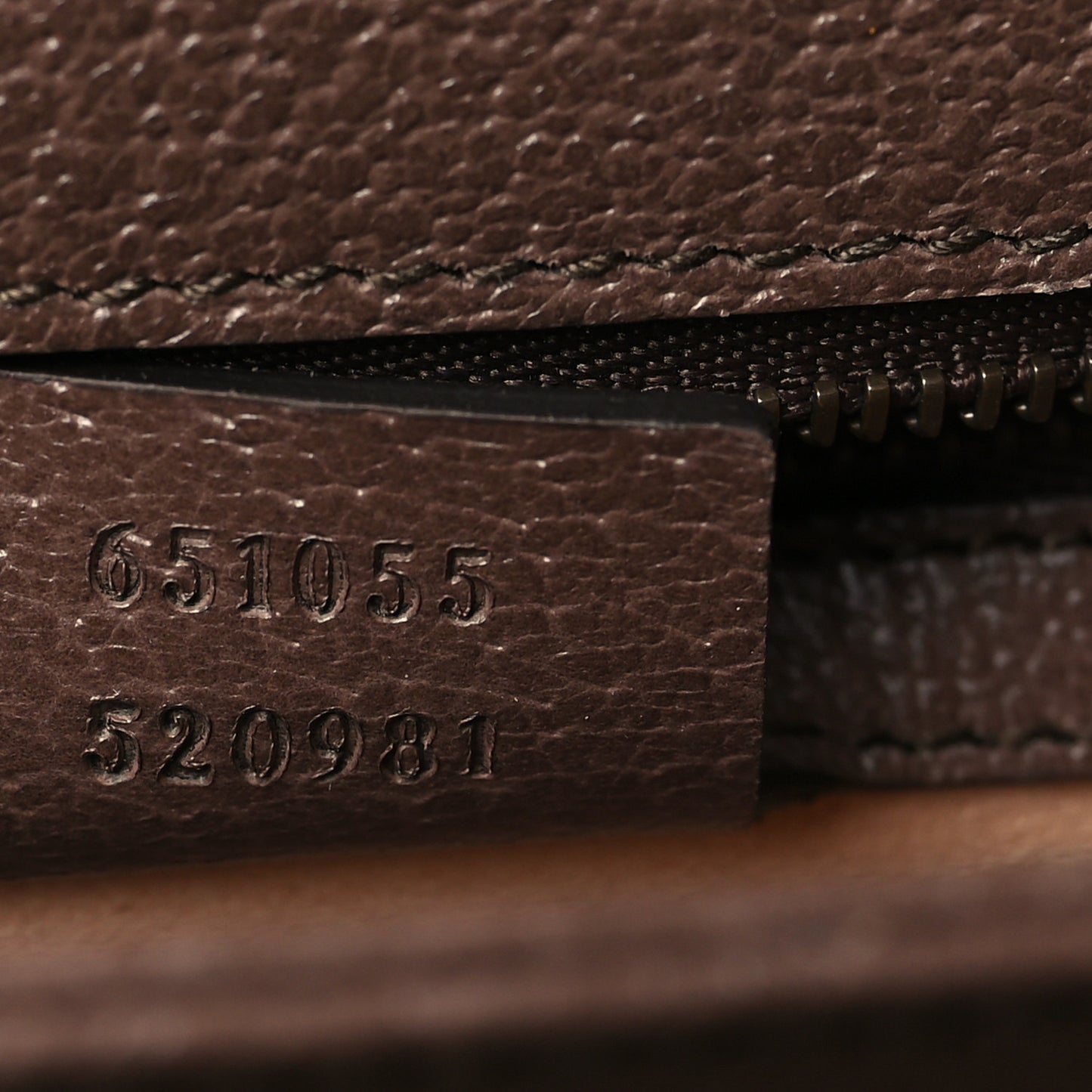 GG Supreme Monogram Textured Dollar Calfskin Web Small Ophidia Padlock Top Handle Bag Beige Ebony New Acero
