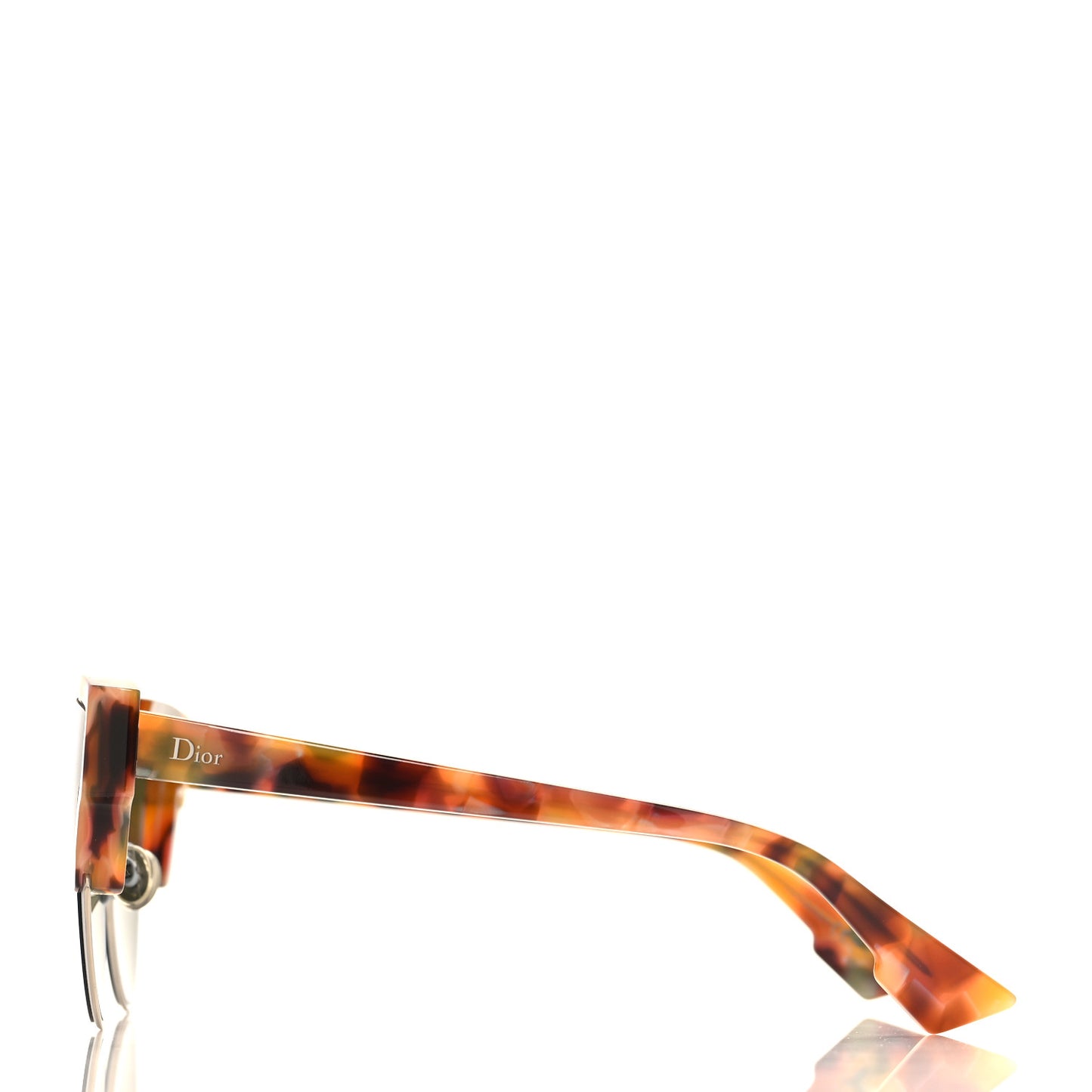Metal Acetate WildlyDior Sunglasses Light Blue Tortoise