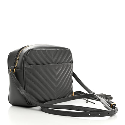 Saint Laurent Calfskin Matelasse Monogram Lou Camera Bag Greyish Brown 2 of 10