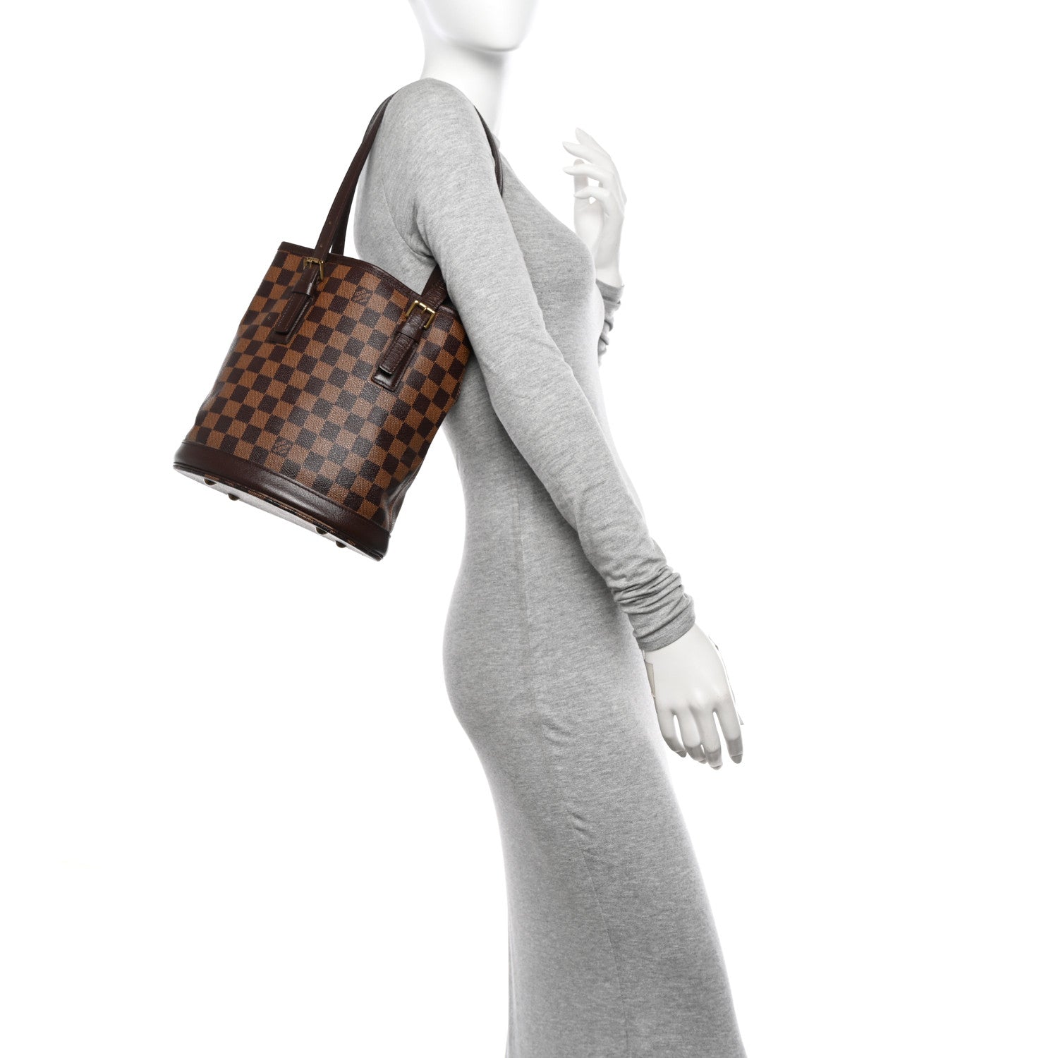 Louis Vuitton Damier Ebene Marais Bucket 23 2 of 14