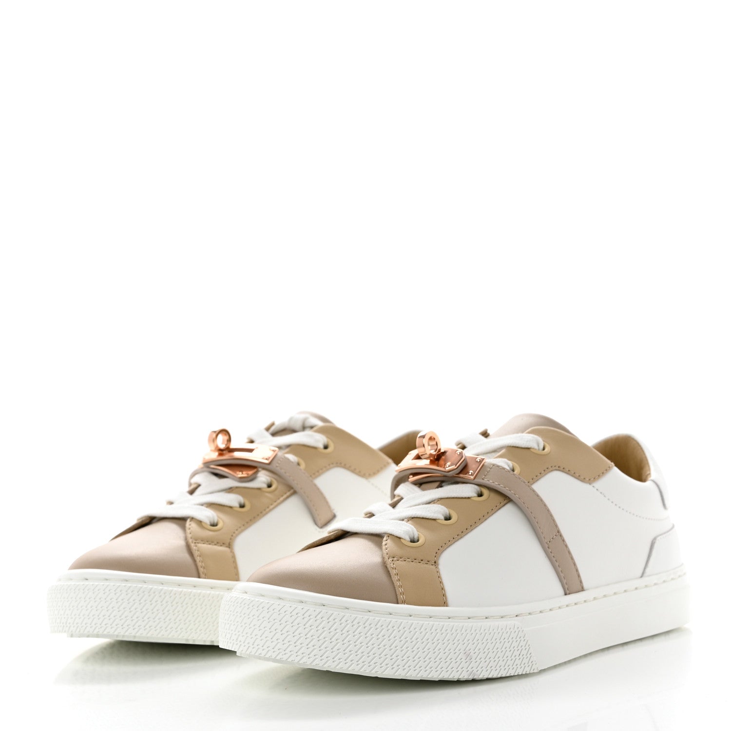 Hermes Calfskin Day Sneakers 36 Multicolor White 3 of 8