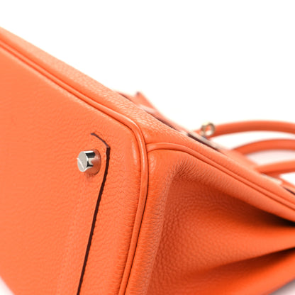 Hermes Togo Birkin 25 Orange 10 of 13