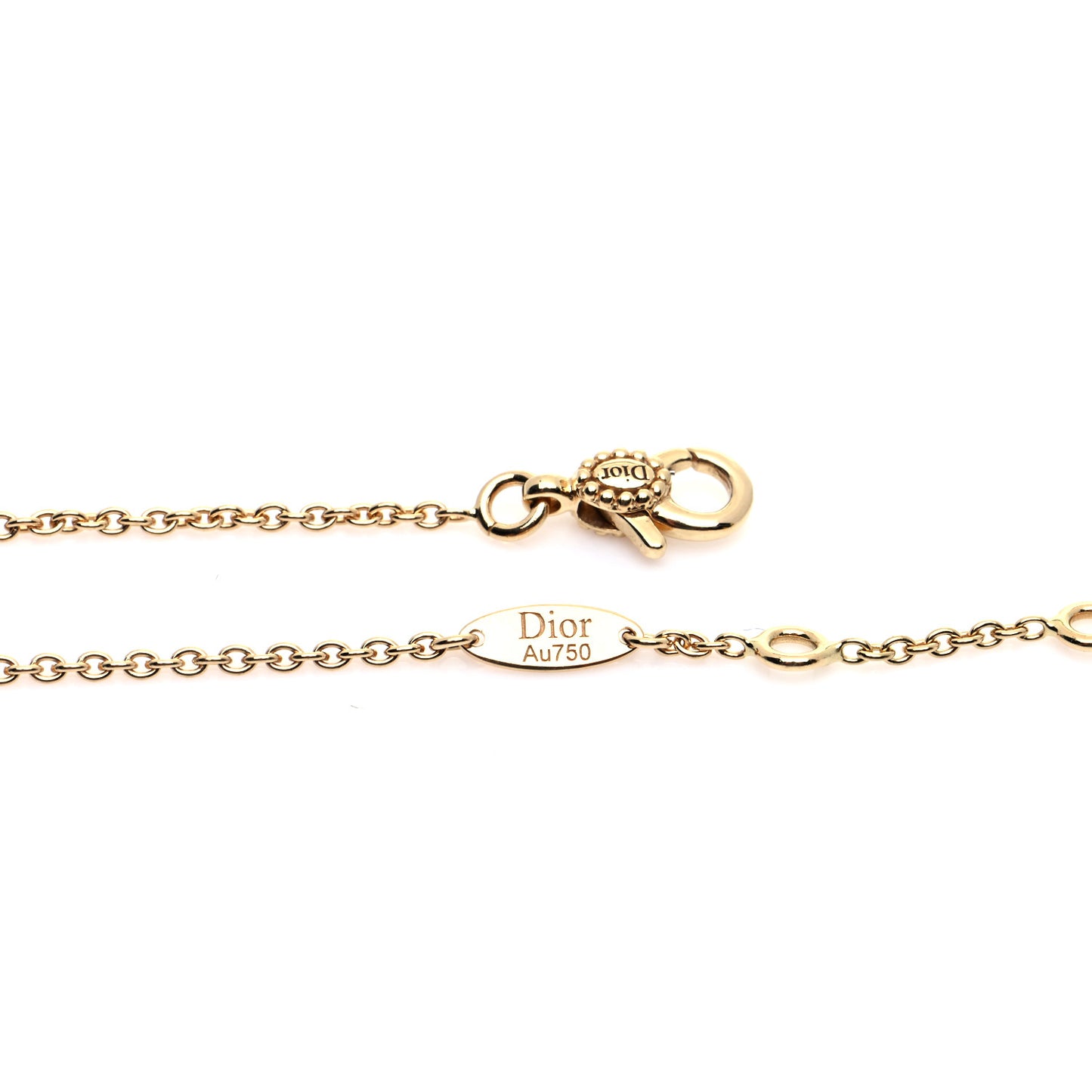 18K Yellow Gold Diamond Black Onyx Mother of Pearl Rose Celeste Bracelet