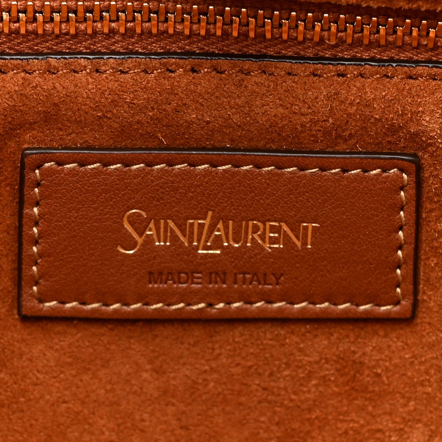Calfskin Y Tote Brick
