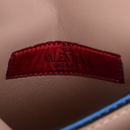 Valentino Garavani Nappa Small Rockstud Wristlet Clutch Light Sapphire 6 of 8