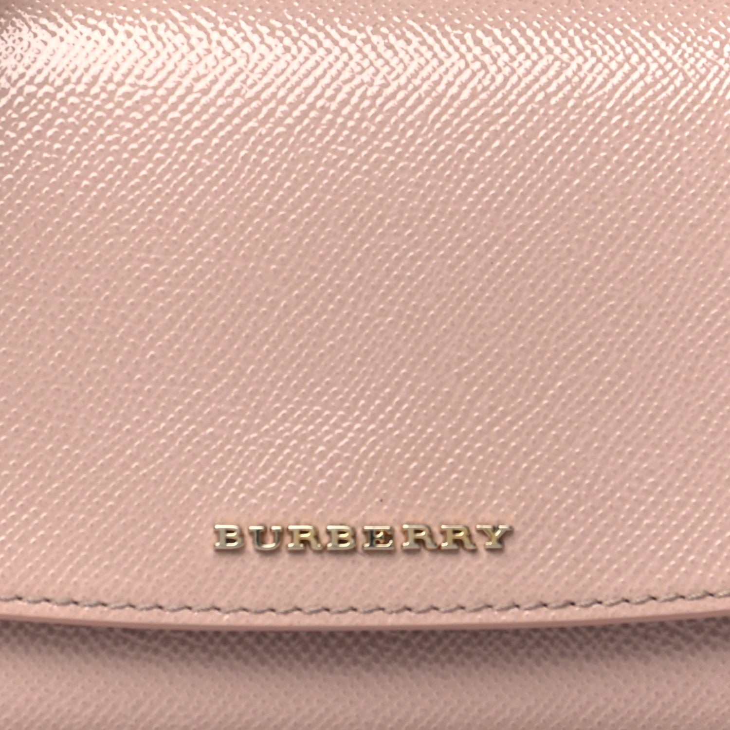 Burberry Grainy Calfskin Henley Wallet On Chain Beige 7 of 10