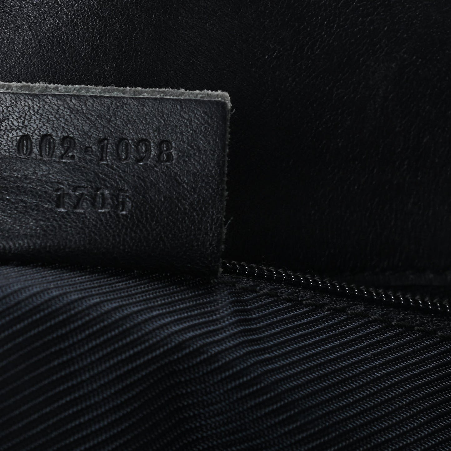 Monogram Large Bucket Tote Black