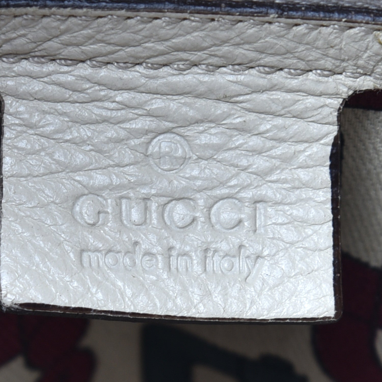 Gucci Calfskin Guccissima Signoria Bowler Bag Off White 6 of 9