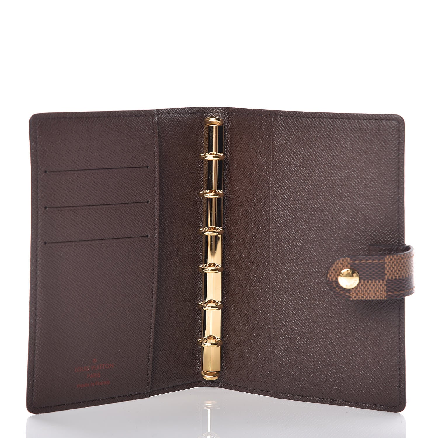 Louis Vuitton Damier Ebene Small Ring Agenda Cover 5 of 7