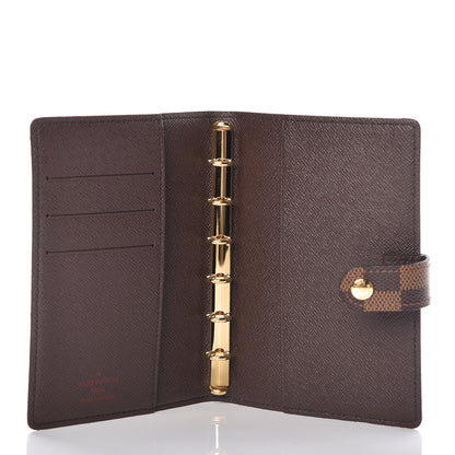 Louis Vuitton Damier Ebene Small Ring Agenda Cover 5 of 7