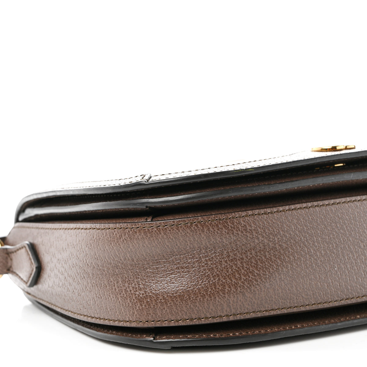 Gucci GG Supreme Monogram Web Small Ophidia Flap Messenger Bag Brown 9 of 11