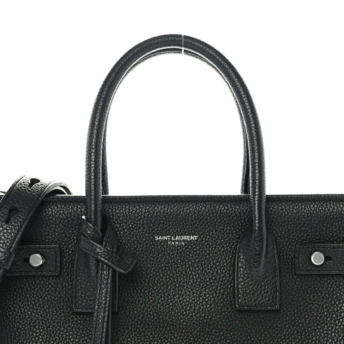 Grained Calfskin Baby Sac De Jour Souple Black