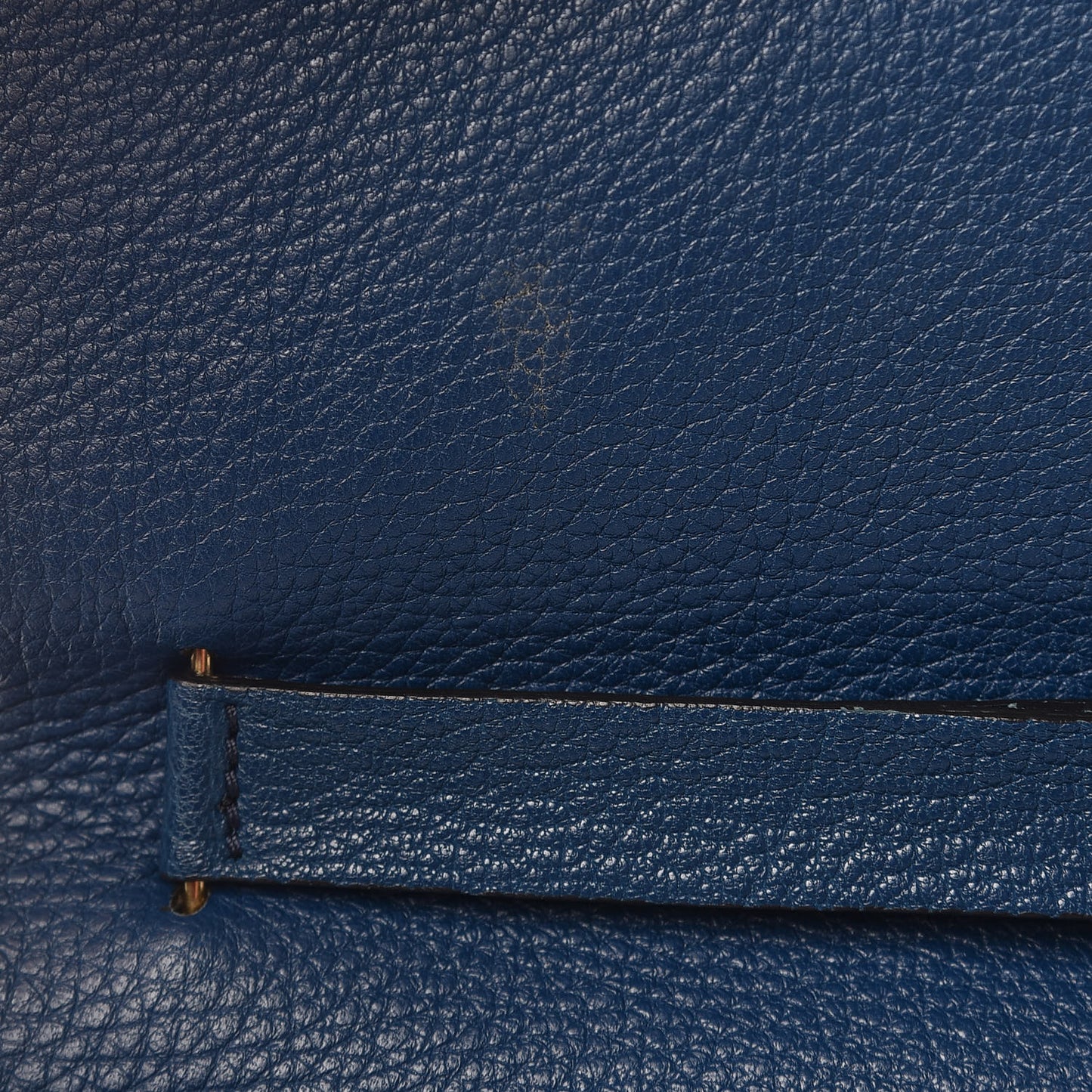 Grained Lambskin Large Drew Shoulder Bag Factory Blue