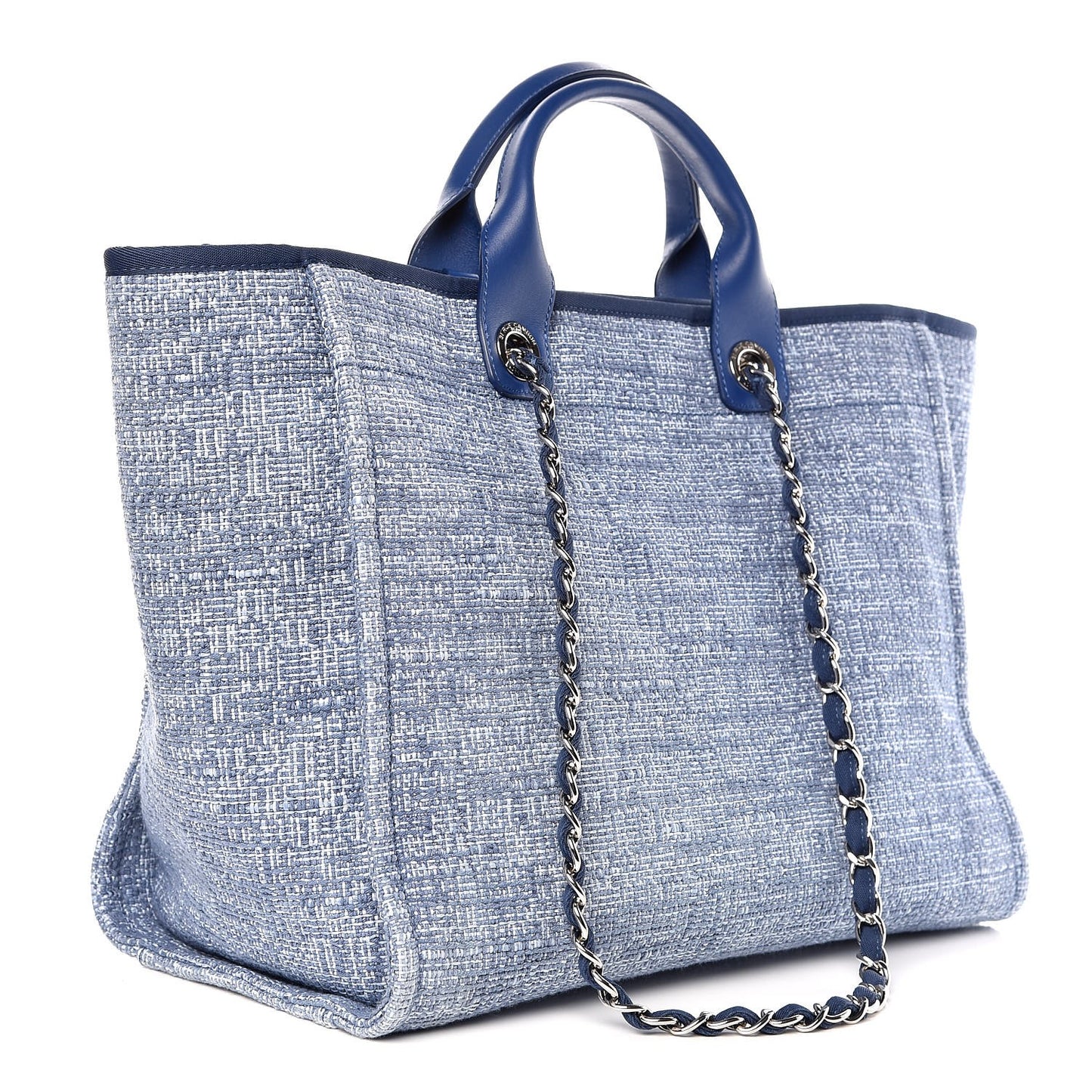 Canvas Large Deauville Tote Blue