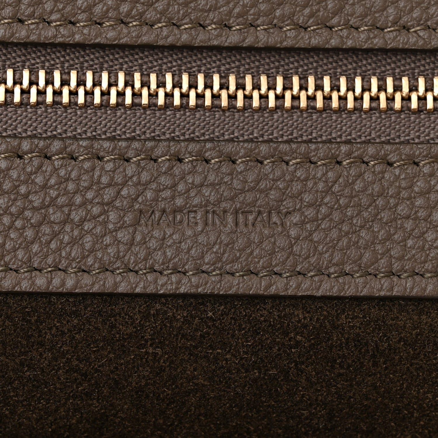 Celine Soft Grained Calfskin Medium Belt Cabas Phantom Taupe 7 of 10