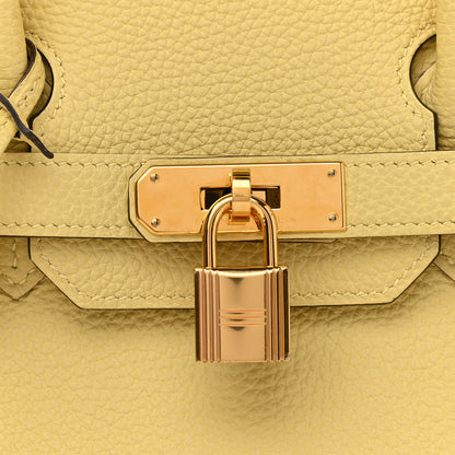 Hermes Togo Birkin 30 Jaune Poussin 7 of 10
