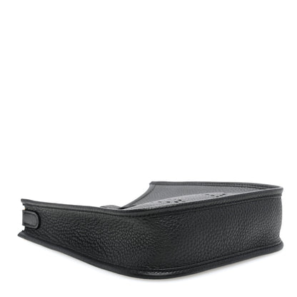 Hermes Taurillon Clemence Evelyne TPM Black 4 of 10