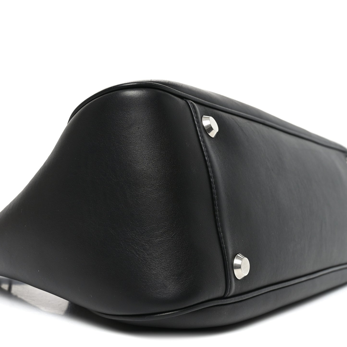 Smooth Calfskin Medium Bel Air Shoulder Bag Black