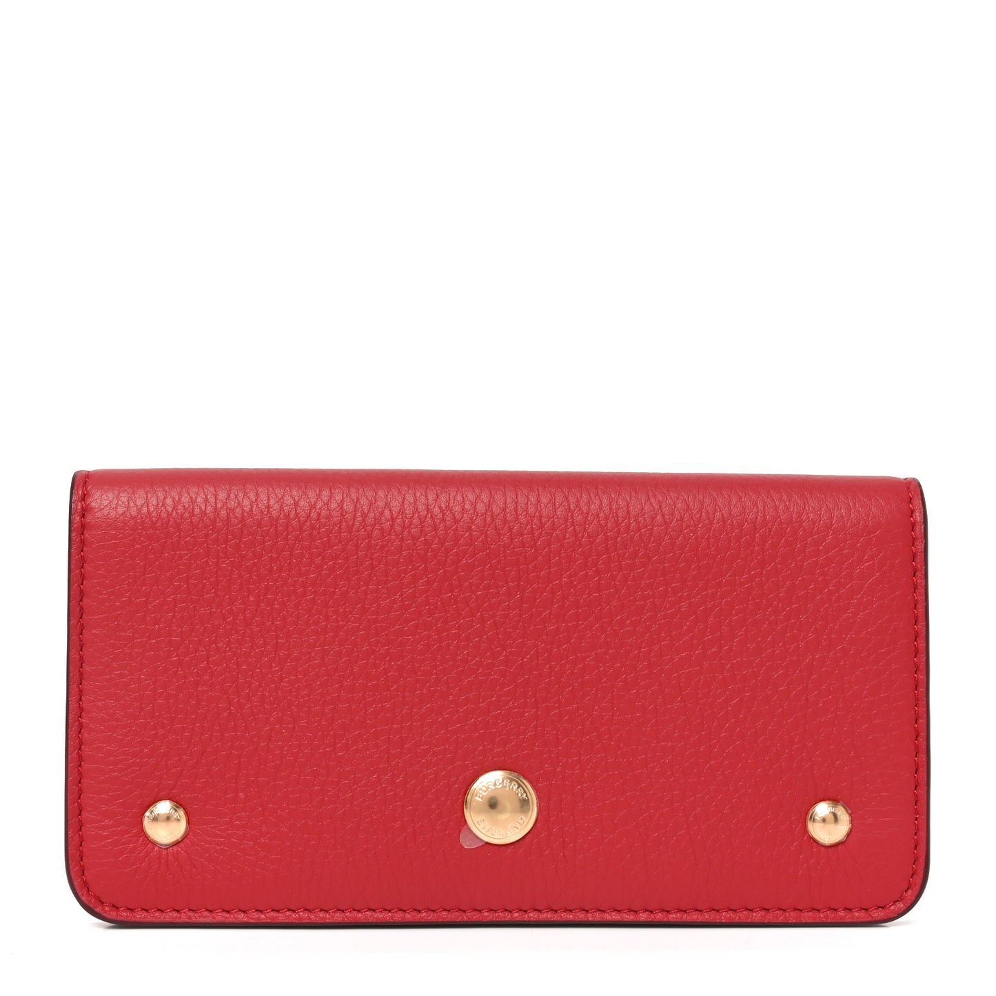 Marais Calfskin Rowe Continental Wallet Dark Carmine