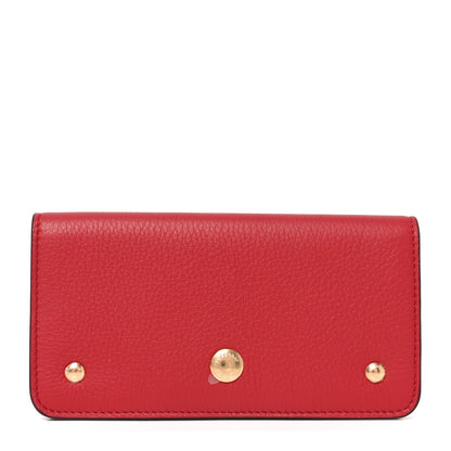 Burberry Marais Calfskin Rowe Continental Wallet Dark Carmine 1 of 6