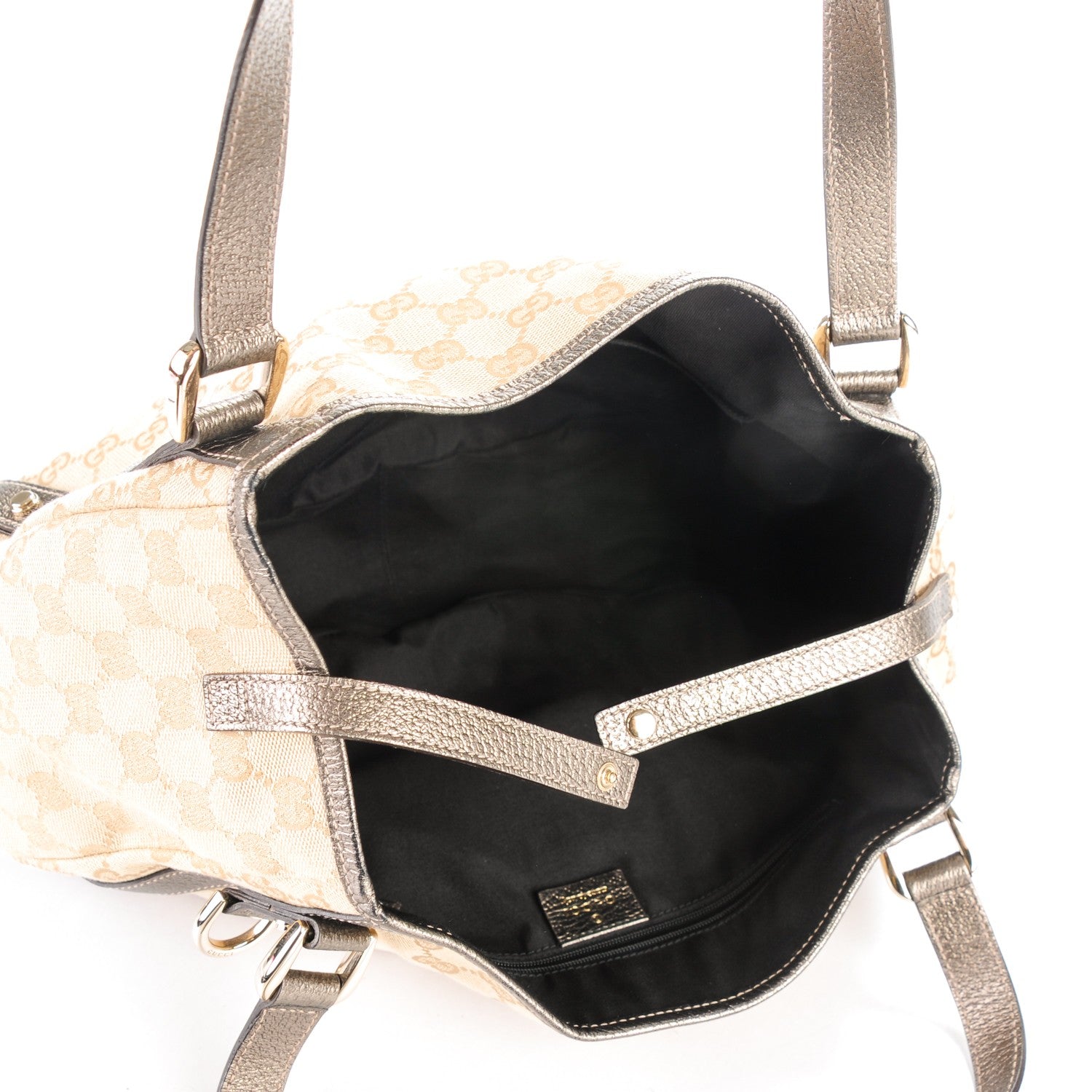 Gucci Monogram Medium Abbey Shoulder Bag Pewter 5 of 7