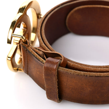 Gucci Faded Calfskin Double G Belt 75 30 Cuir 7 of 8