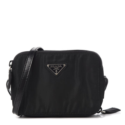 Prada Tessuto Nylon Mini Camera Crossbody Black 1 of 12