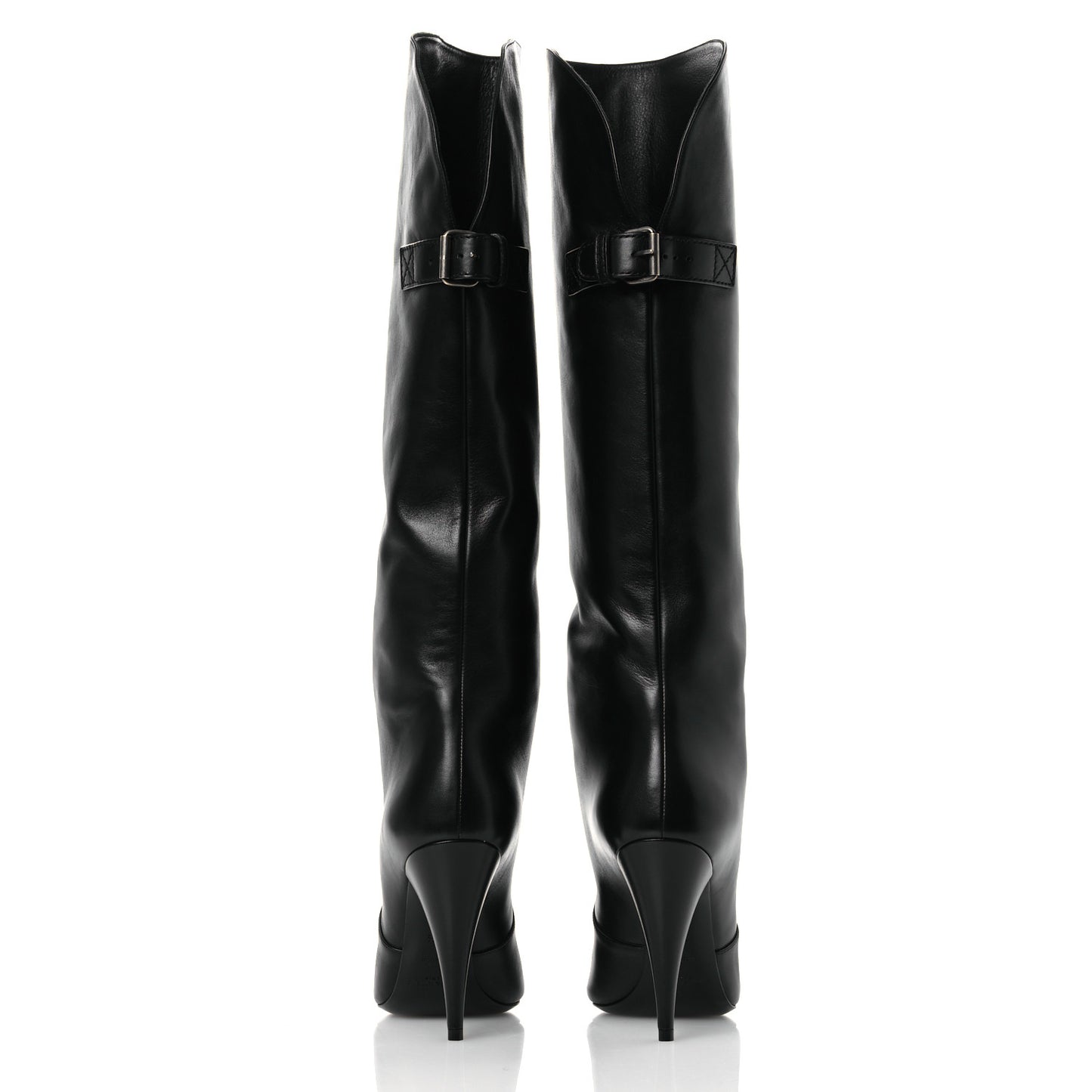 Lambskin Koller 110 Tall Boots 36.5 Black