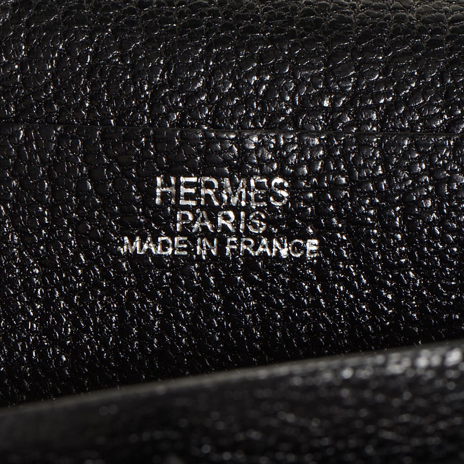 Hermes Chevre Mysore Bearn Gusset Wallet Black 12 of 13