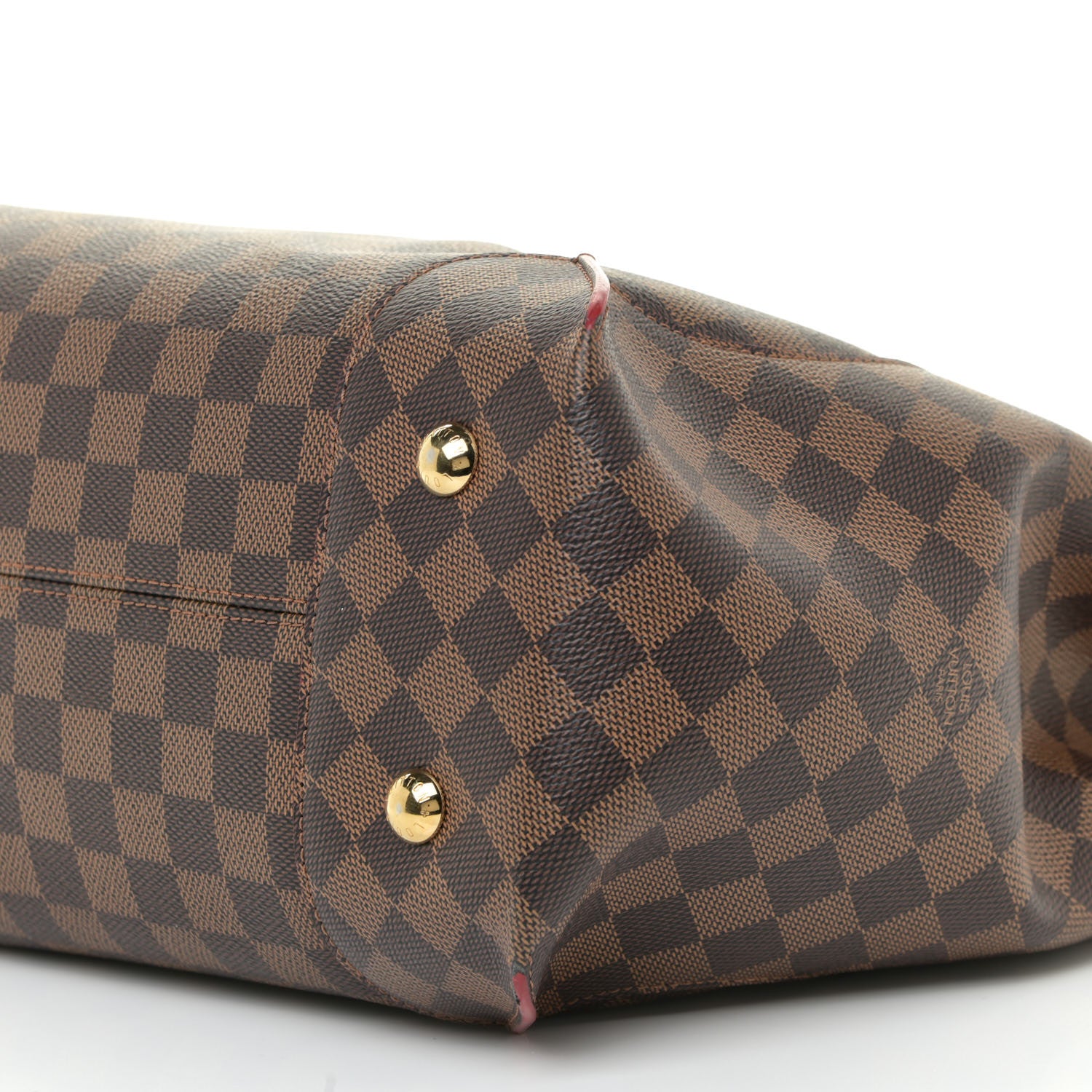 Louis Vuitton Damier Ebene Caissa Hobo Cherry 9 of 10