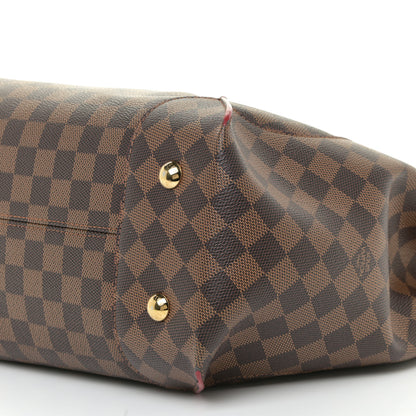 Louis Vuitton Damier Ebene Caissa Hobo Cherry 9 of 10