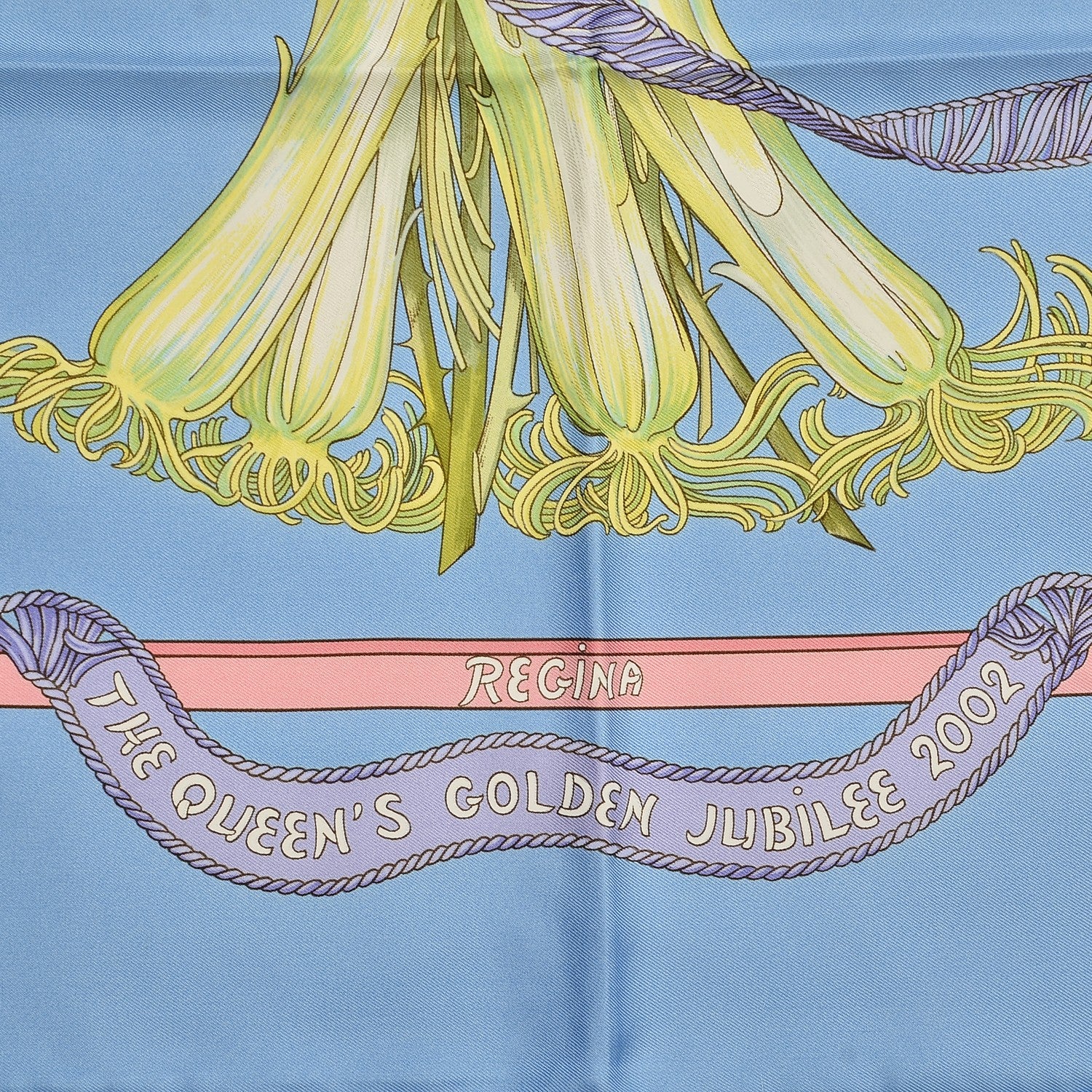 Hermes Silk The Queen's Golden Jubilee Scarf 90 2 of 9