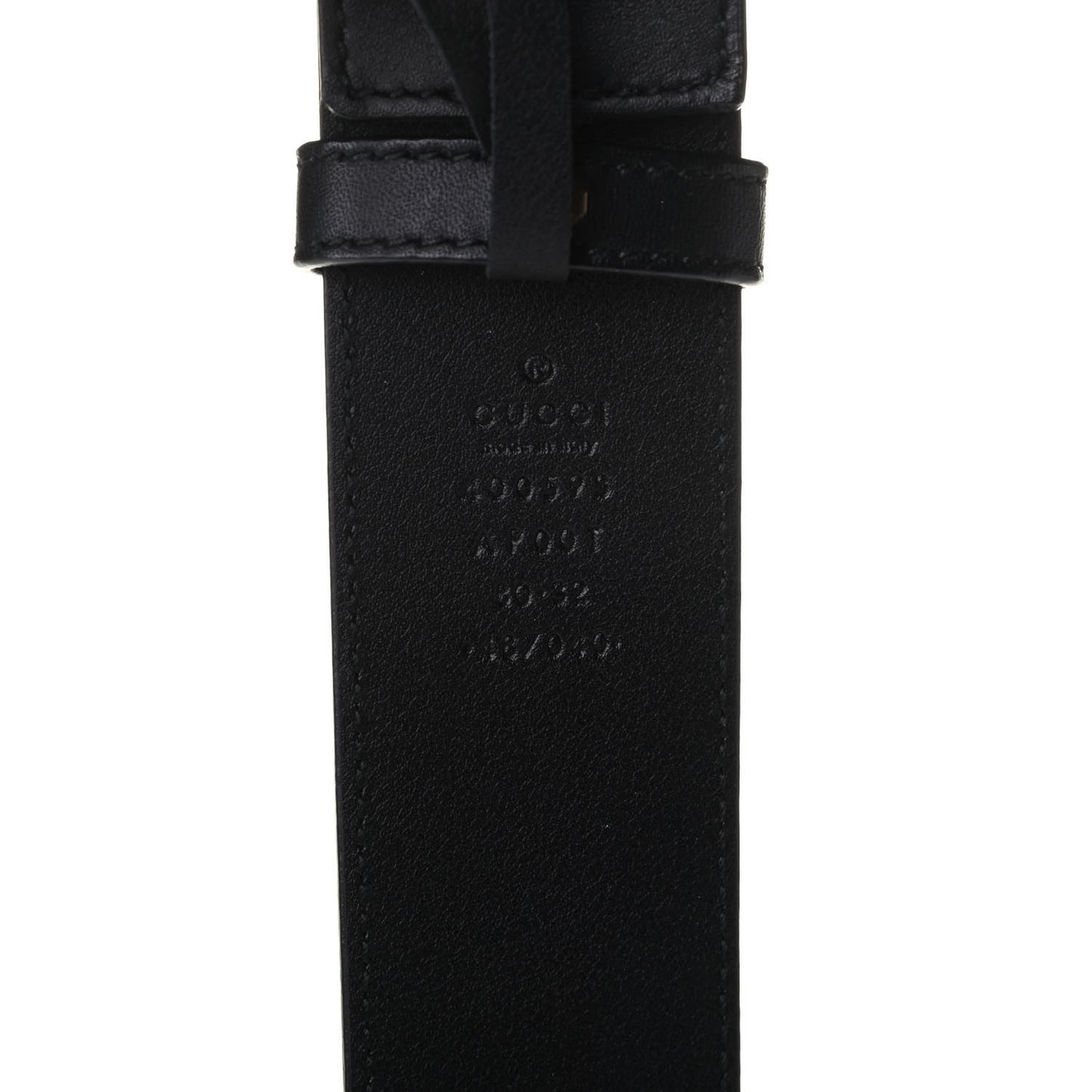 Calfskin Double G 40mm Belt 80 32 Black