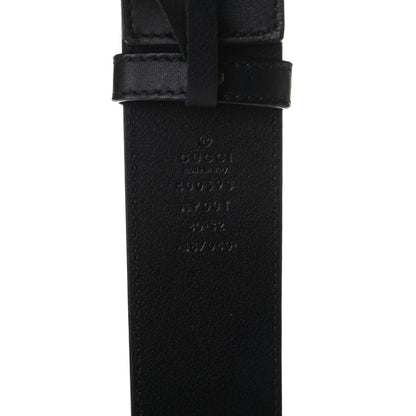 Gucci Calfskin Double G 40mm Belt 80 32 Black 4 of 5