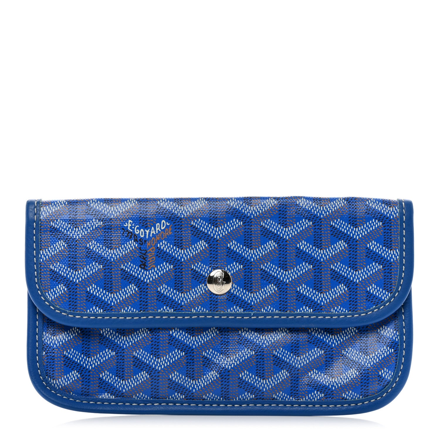 Goyard Goyardine Pouch Sky Blue 1 of 6