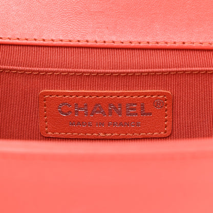 Chanel Lambskin Tweed Medium Boy Flap Coral 5 of 17