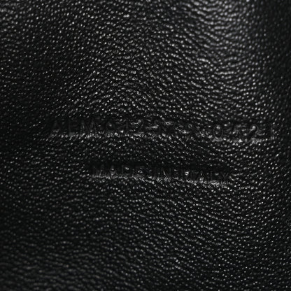 Saint Laurent Grain De Poudre Matelasse Monogram Mini Lou Camera Bag Black 7 of 11
