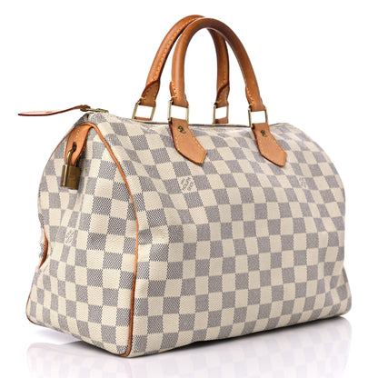 Louis Vuitton Damier Azur Speedy 30 3 of 19