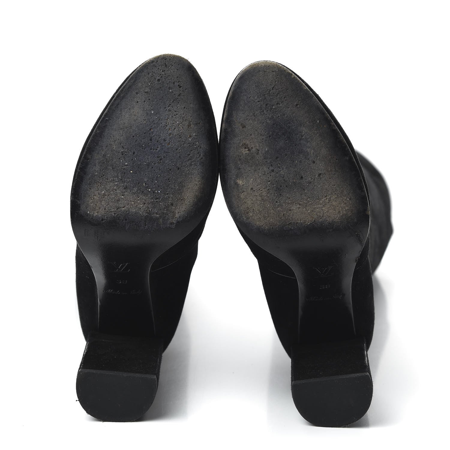 Louis Vuitton Suede Thigh High Boots 38 5 of 7