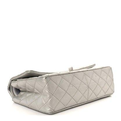 Chanel Metallic Lambskin Quilted 2.55 Reissue 226 Flap Silver 4 of 11